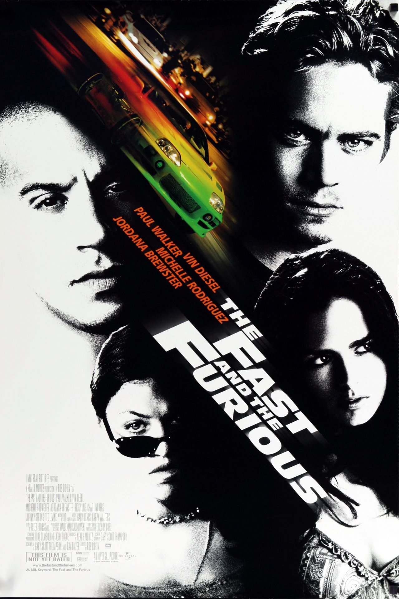 Das Filmplakat „Fast and the Furious“.