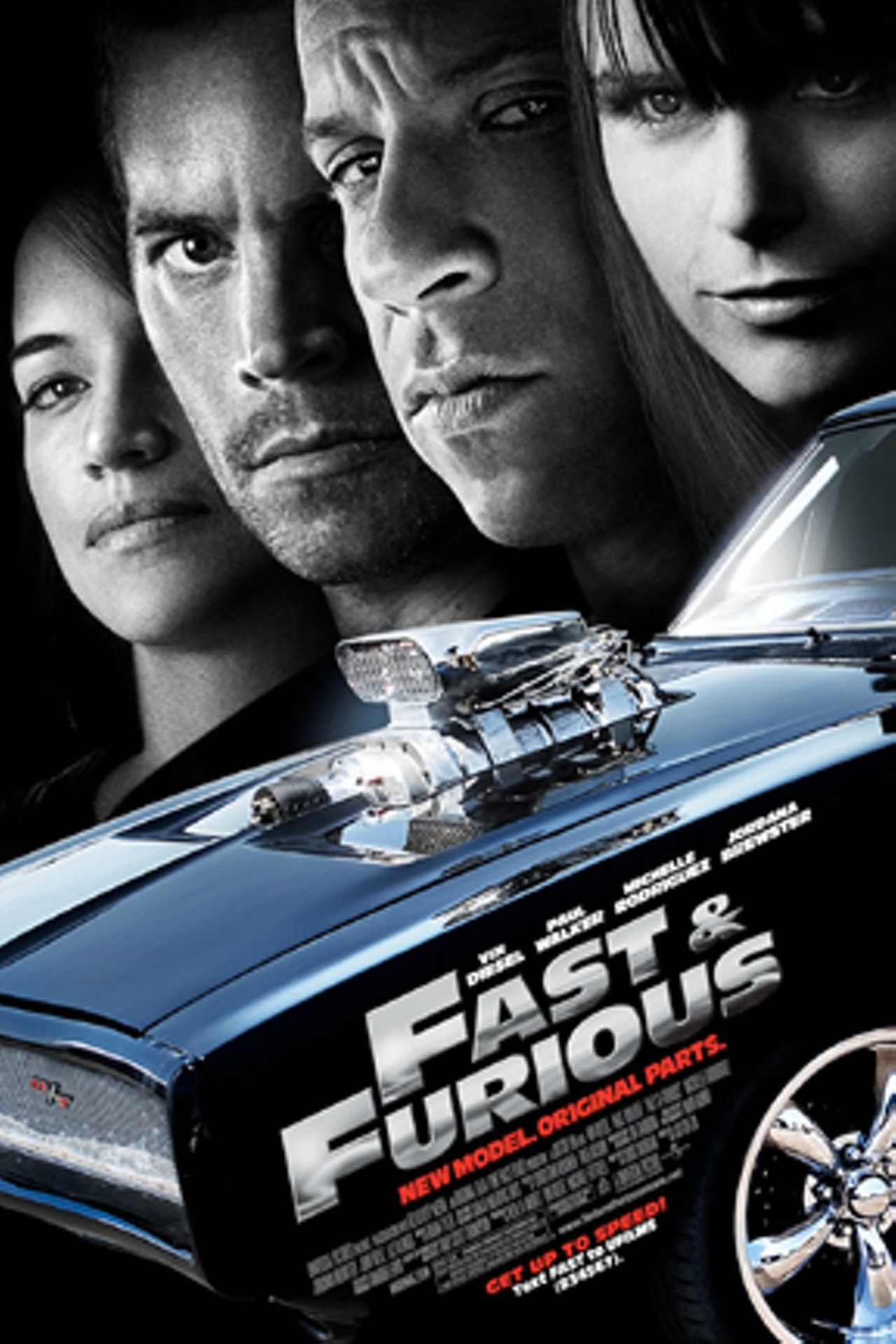 Poster zum Film „Fast & Furious 4“.