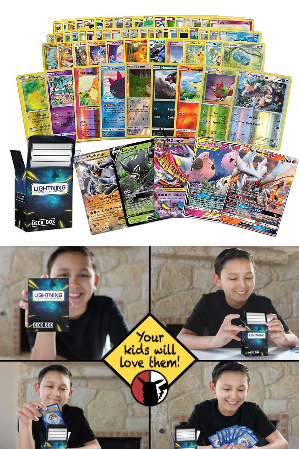 Pokemon Lightning Box Bundle 50 Kartenset
