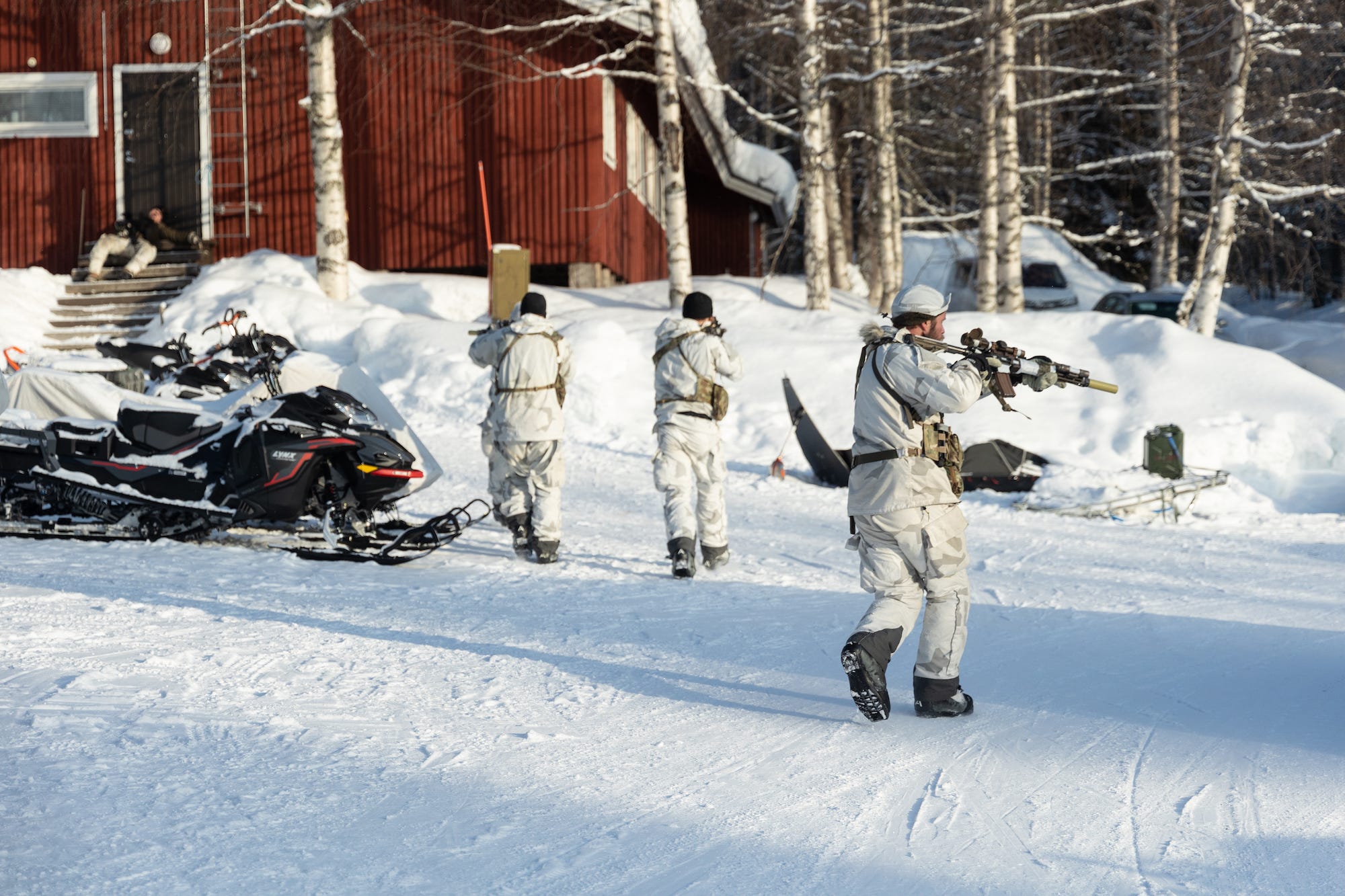 Army Green Berets Finnland Utti Jaeger Regiment