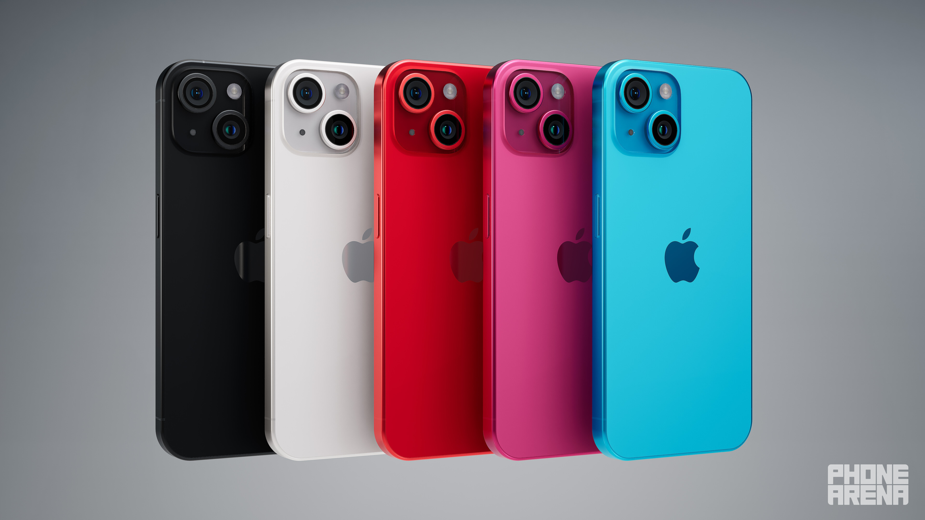 Farben des iPhone 15 und 15 Plus.  - Hier sind alle erwarteten Designänderungen des iPhone 15 visualisiert
