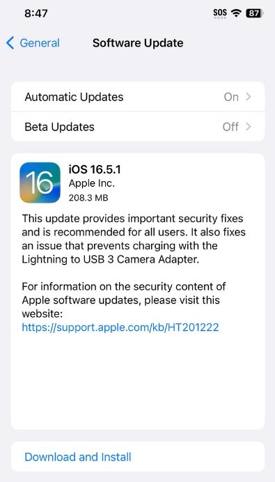 Apple hat heute iOS 16.5.1 für das iPhone und iPadOS 16.5.1 für das iPad veröffentlicht – Apple veröffentlicht iOS 16.5.1;  Das Update behebt zwei Sicherheitslücken und behebt ein beliebtes iPhone-Zubehör