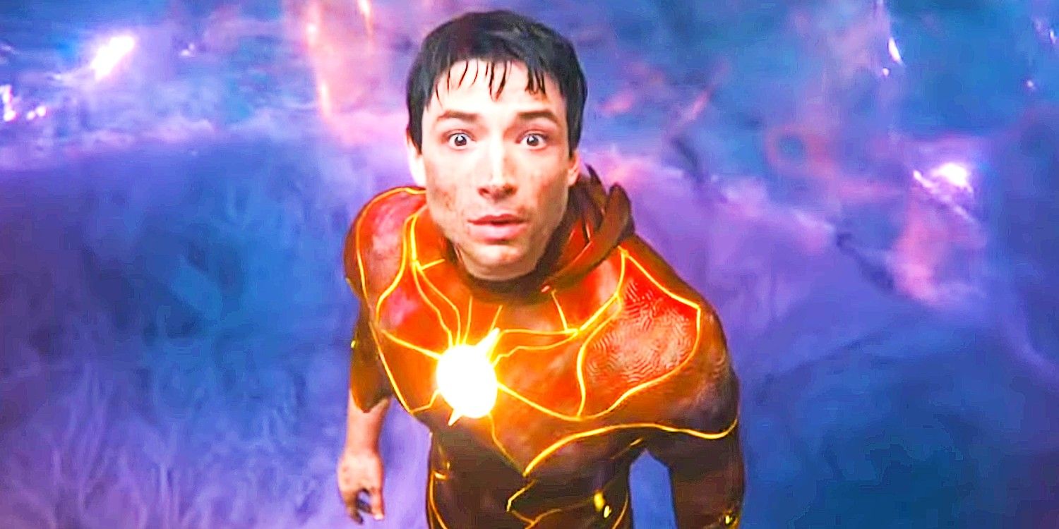 Ezra Miller als The Flash In The Chronobowl.