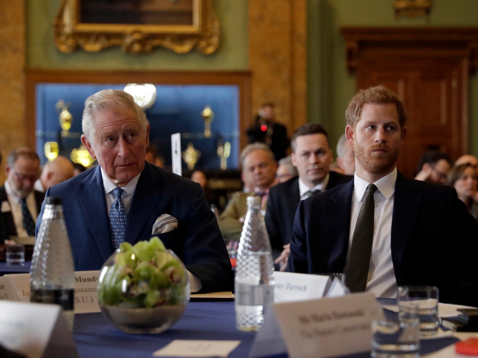 König Charles und Prinz Harry im Jahr 2018.