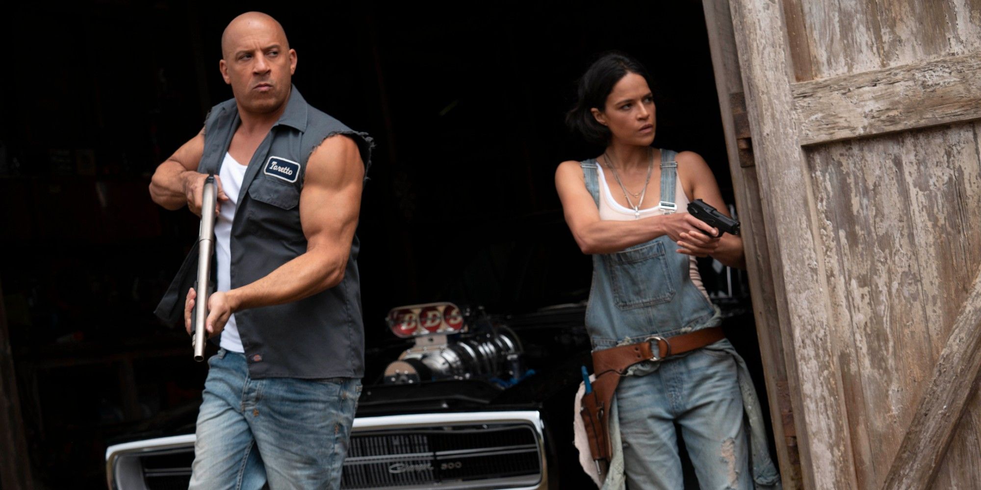 Vin Diesel und Michelle Rodriguez in F9 Fast and Furious 9
