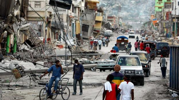 Port-au-Prince, Haiti, nach dem Erdbeben 2010