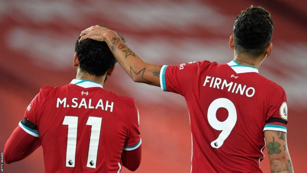 Mohamed Salah und Roberto Firmino