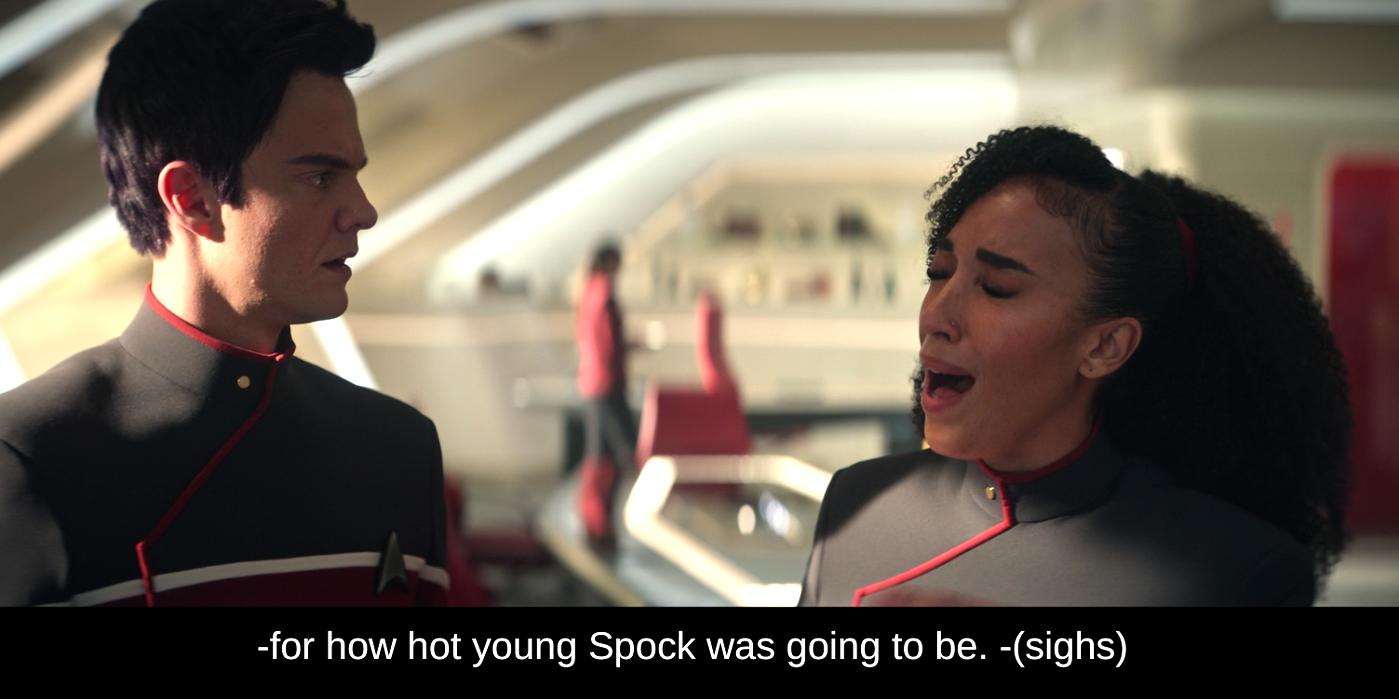 Snw heißes junges Spock-Zitat
