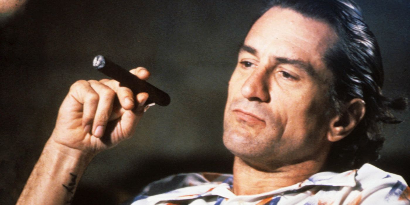 Robert De Niro als Max Cady mit einer Zigarre in Cape Fear