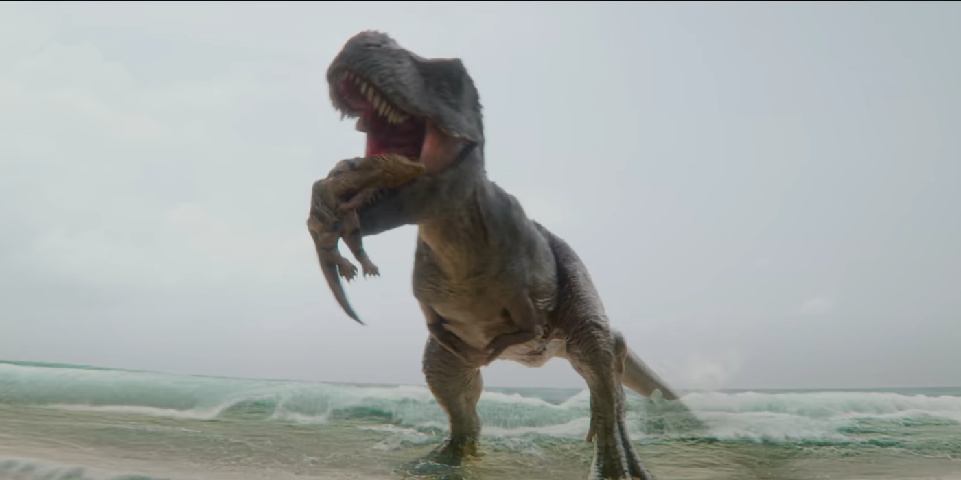 T-Rex in Meg 2 Der Trailer von The Trench