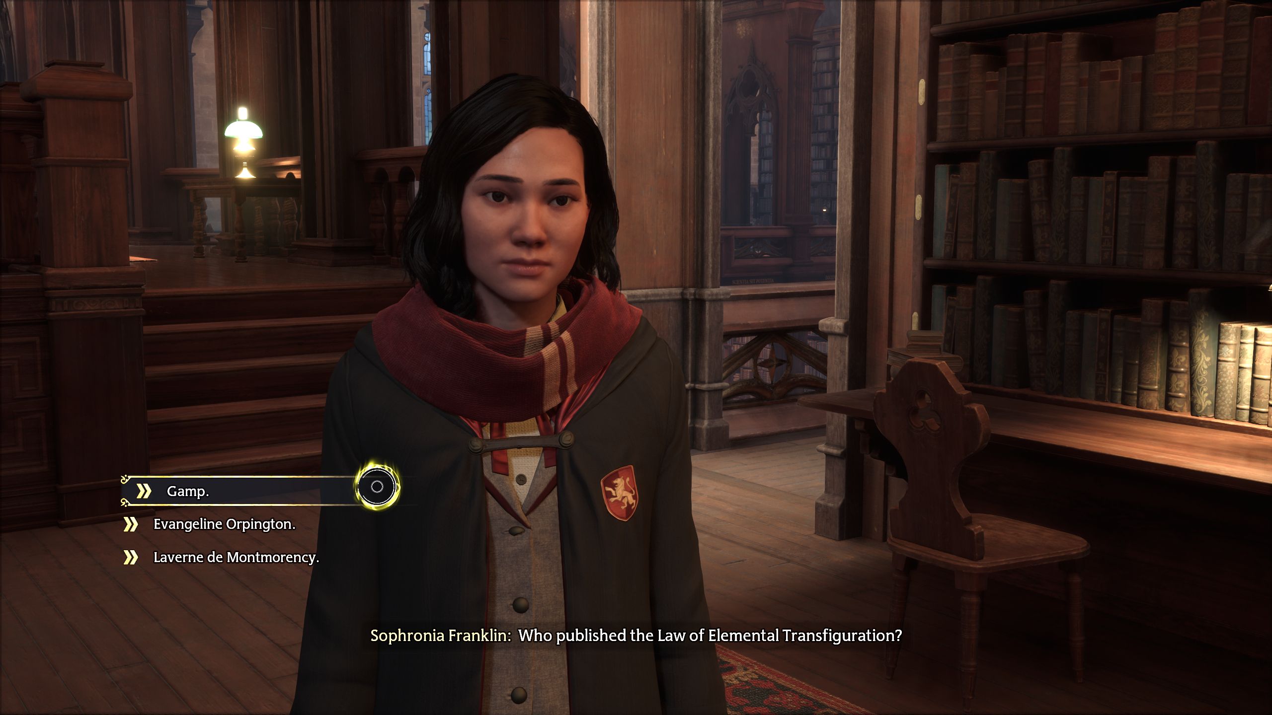 Hogwarts Legacy-Spieler beantwortet Sophronia Franklins zweites Quiz