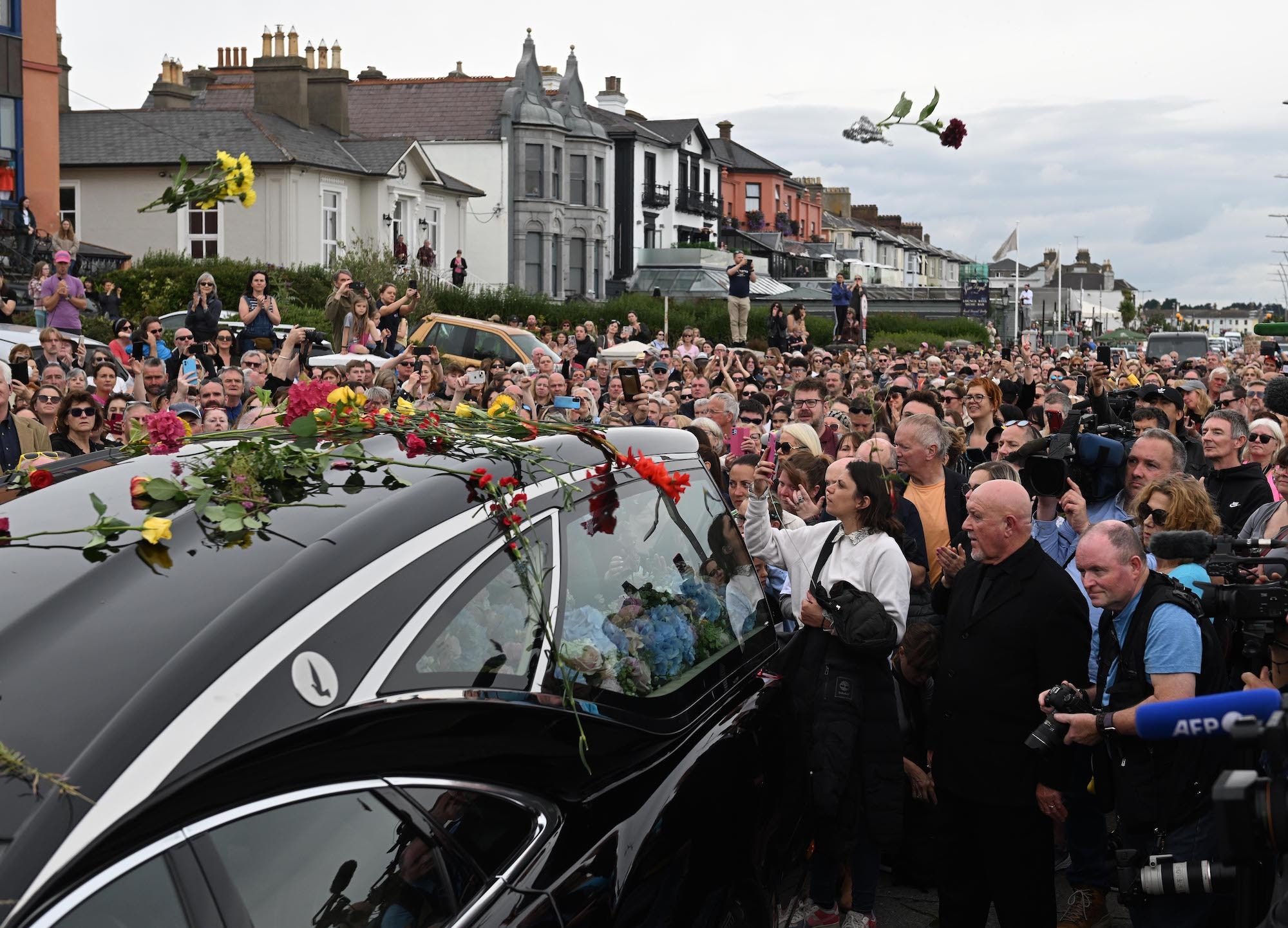 Die Beerdigung von Sinead O'Connor fand am Dienstag in Bray, Irland, statt.