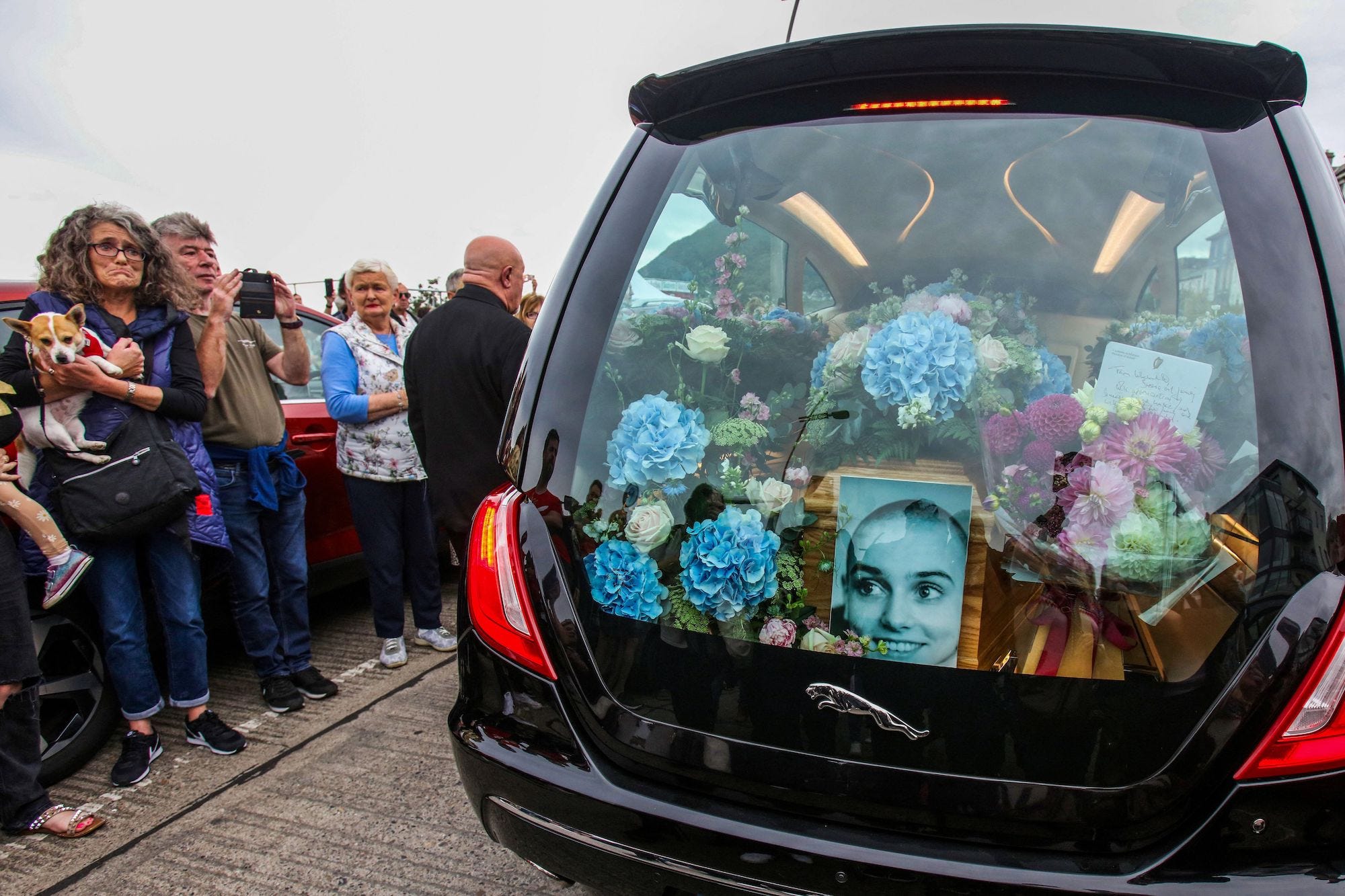 Beerdigung von Sinead O'Connor.