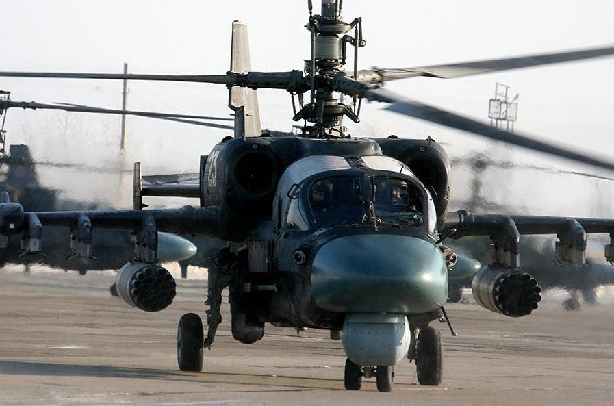 Russischer Hubschrauber Ka-52