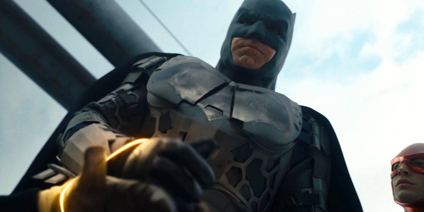 Ben Affleck als Batman in The Flash mit Wonder Womans Lasso der Wahrheit