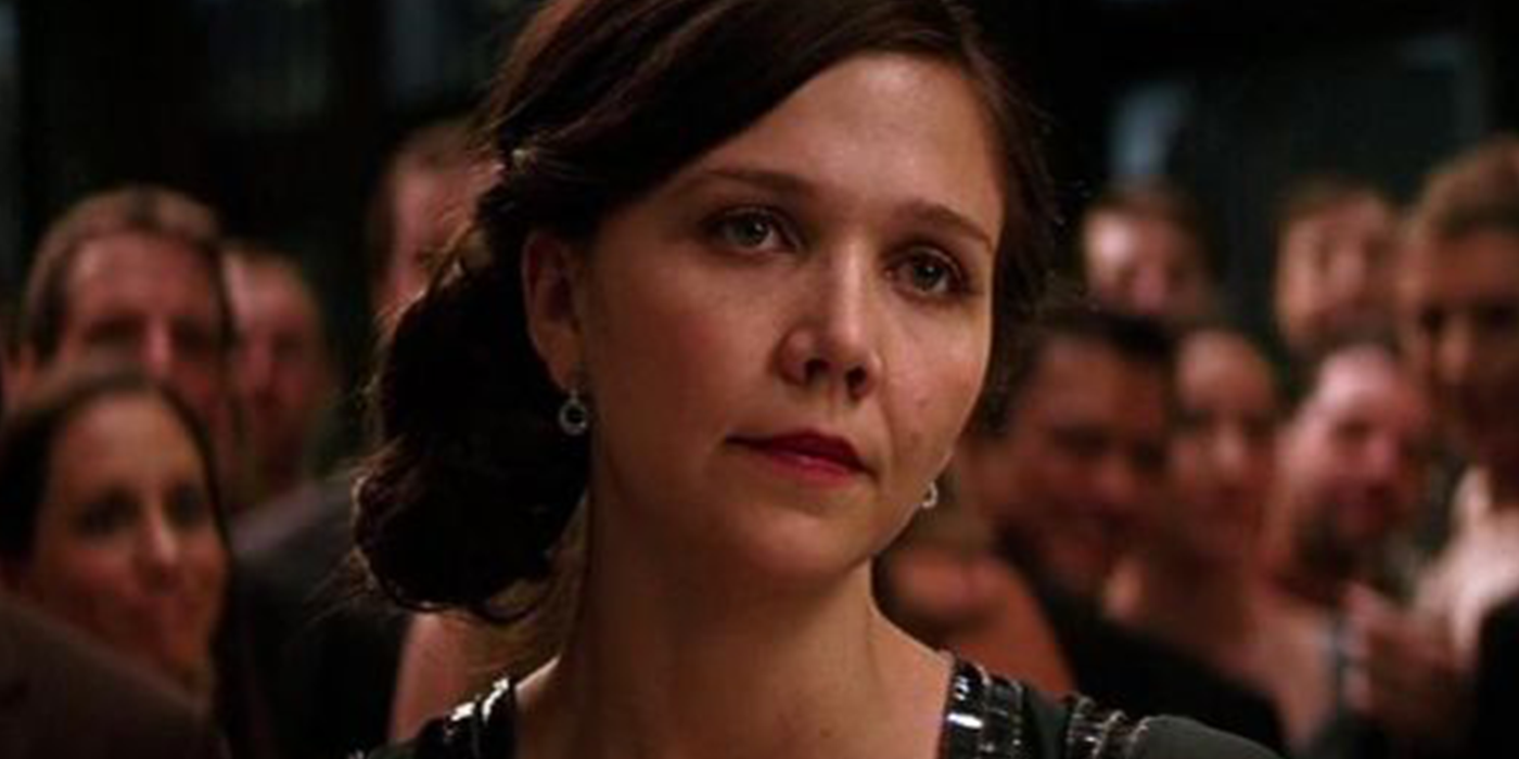 Maggie Gyllenhaal als Rachel Dawes in „Dark Knight“.