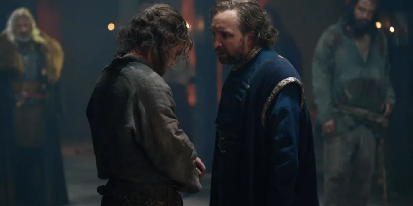 Arthur und Uther unterhalten sich in „Der Winterkönig“.