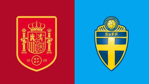 Grafik Spanien gegen Schweden