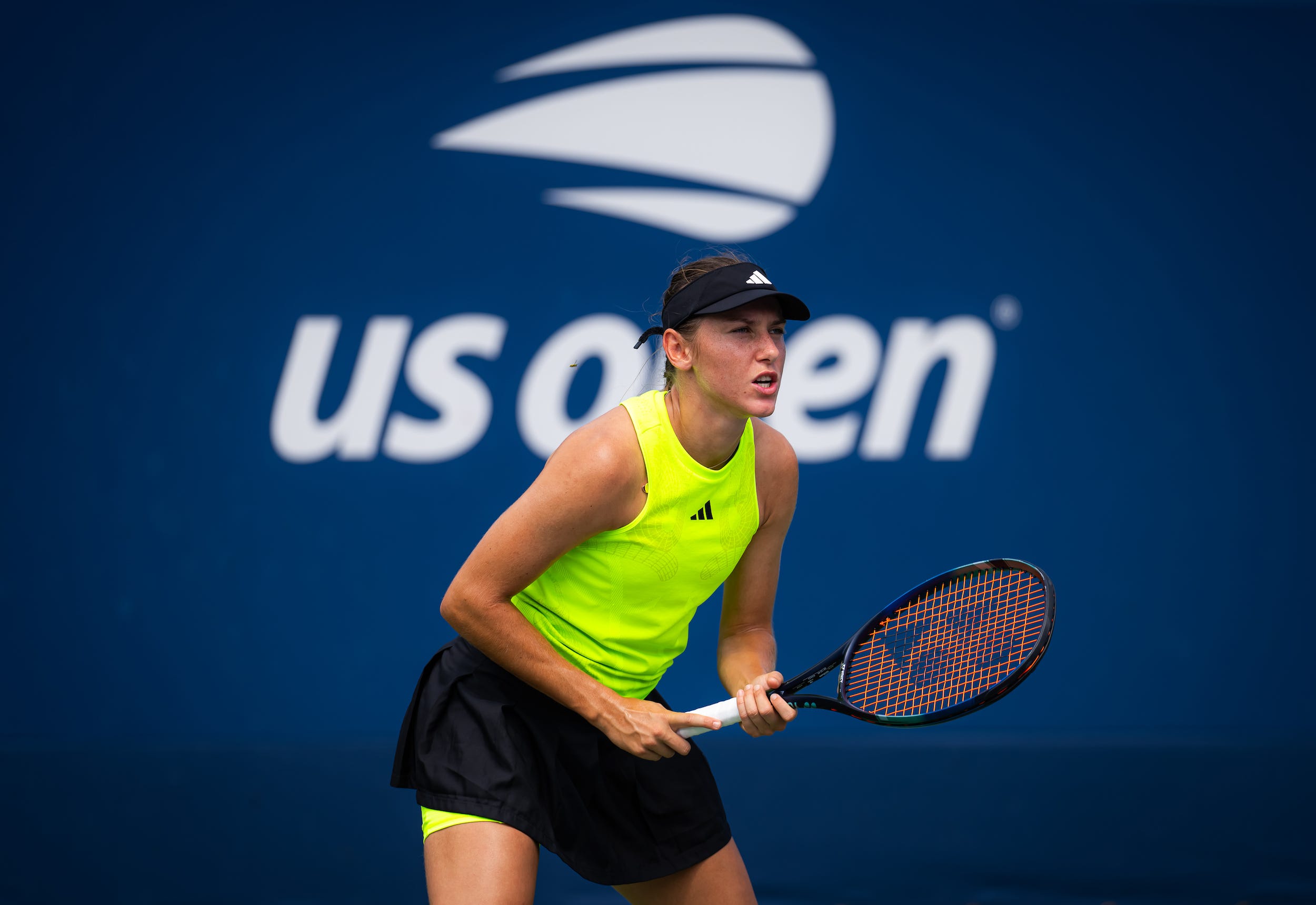 Kaja Juvan während der US Open-Qualifikation 2023.