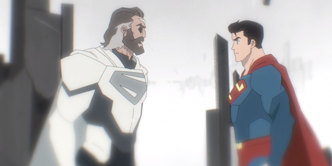 Jor-El und Kal-El in My Adventures With Superman Folge 10