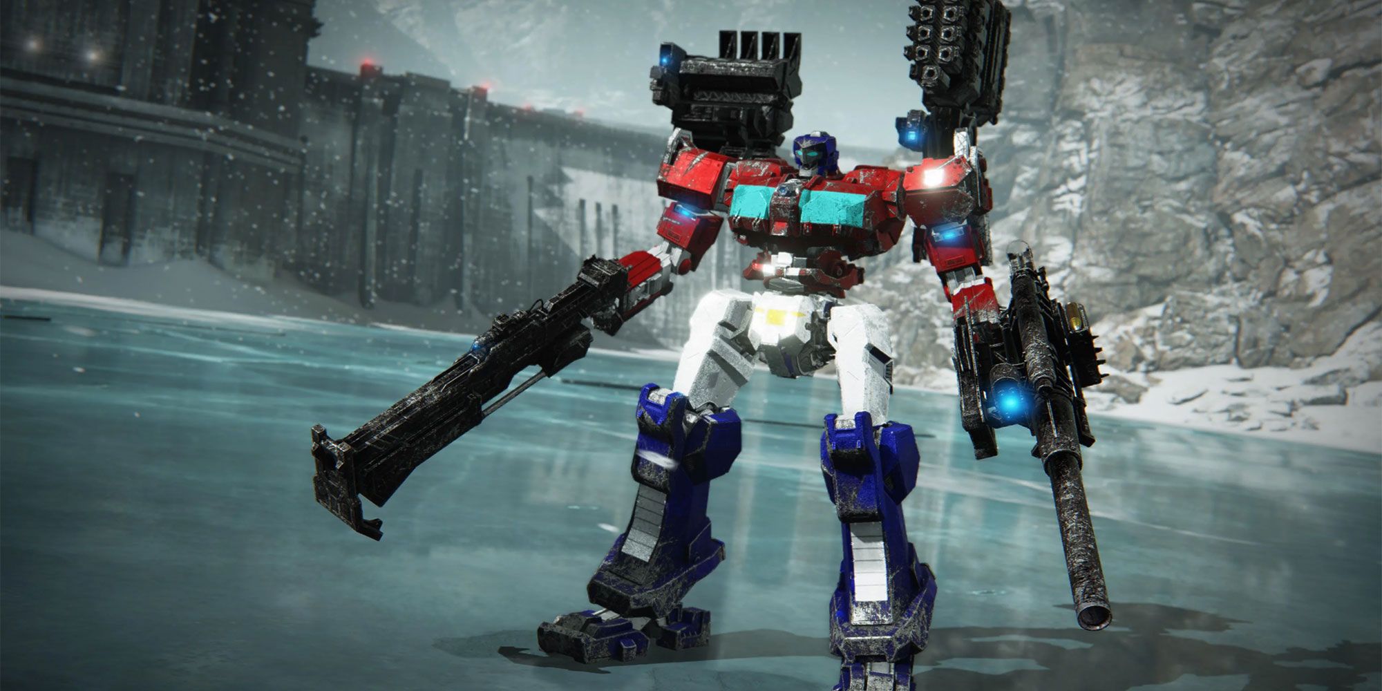 Optimus Prime maßgeschneiderter Mech in Armored Core 6.