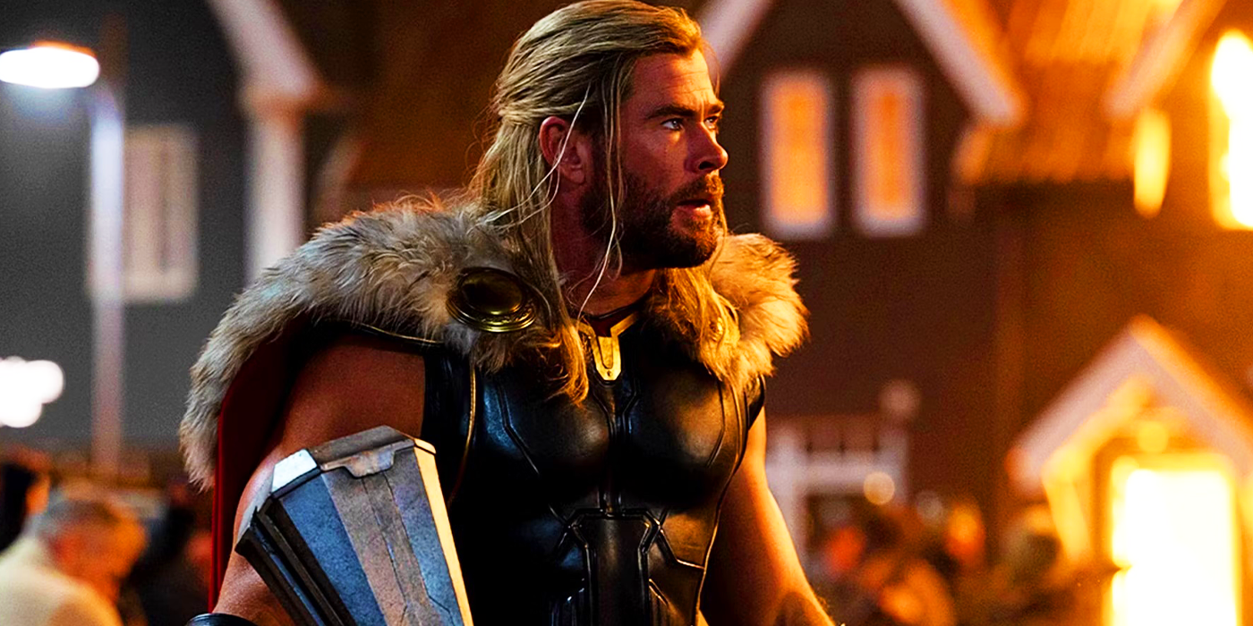 Chris Hemsworth als Thor in New Asgard in Thor Love and Thunder