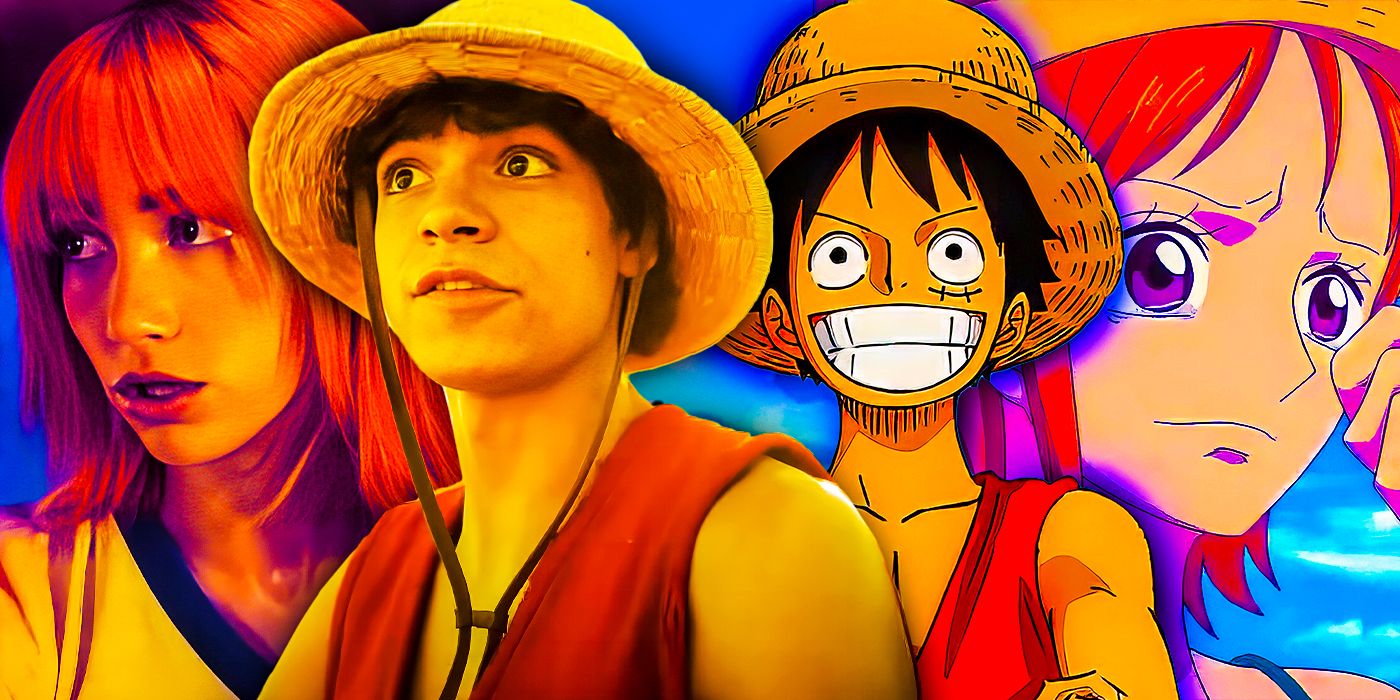 Ruffy und Nami in der Live-Action „One Piece“ von Netflix im Vergleich zum Anime