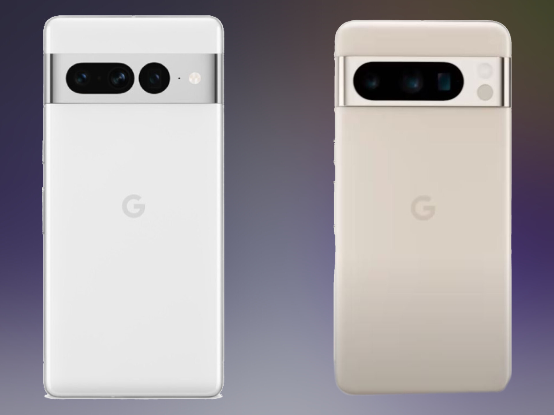 Links ist das Pixel 7 Pro und rechts das kommende Pixel 8 Pro.  - Das Google Pixel 8 wird in einem offiziellen Video gezeigt!  Hier können Sie es vorbestellen.