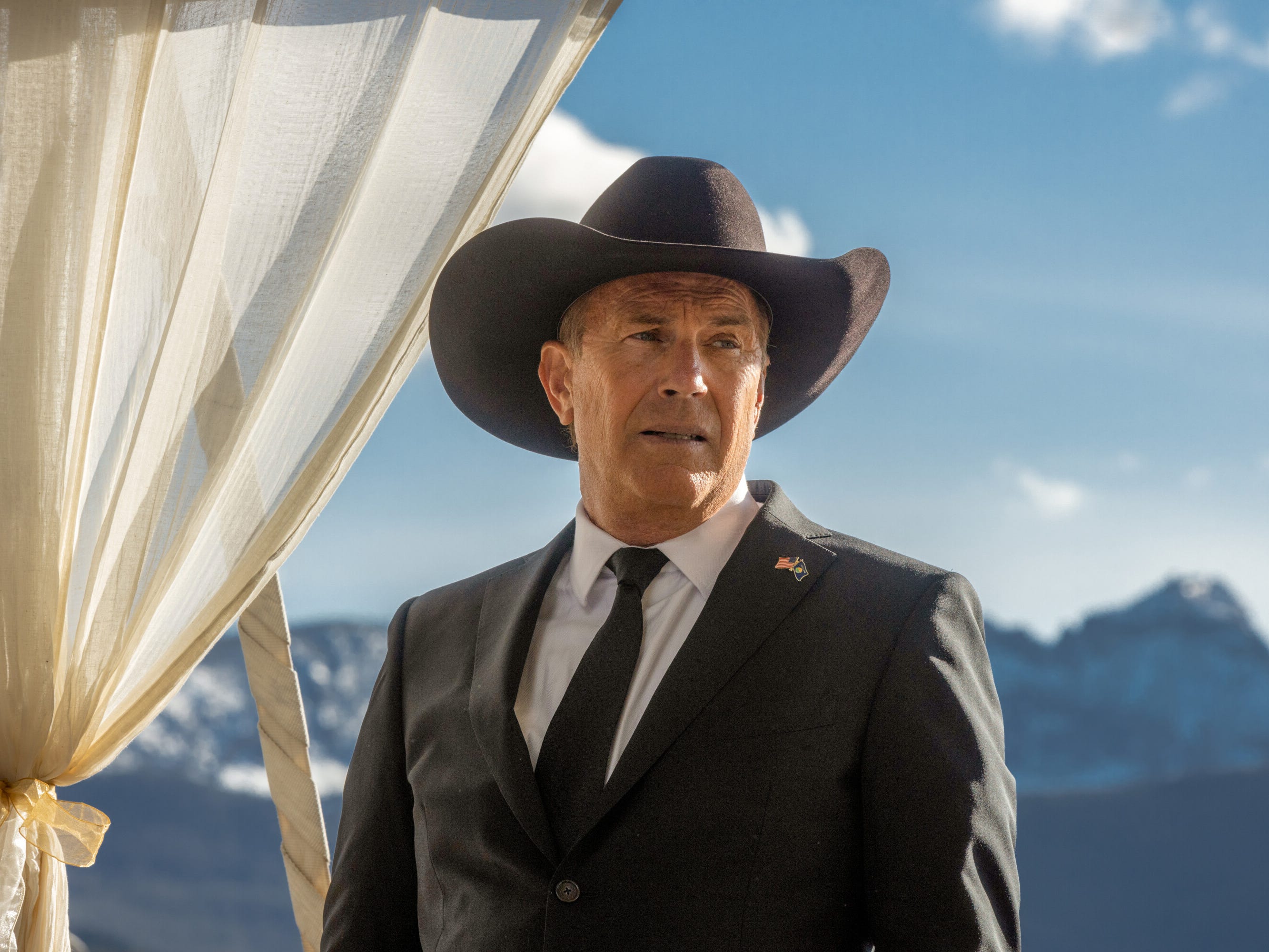 Kevin Costner als John Dutton in „Yellowstone“.