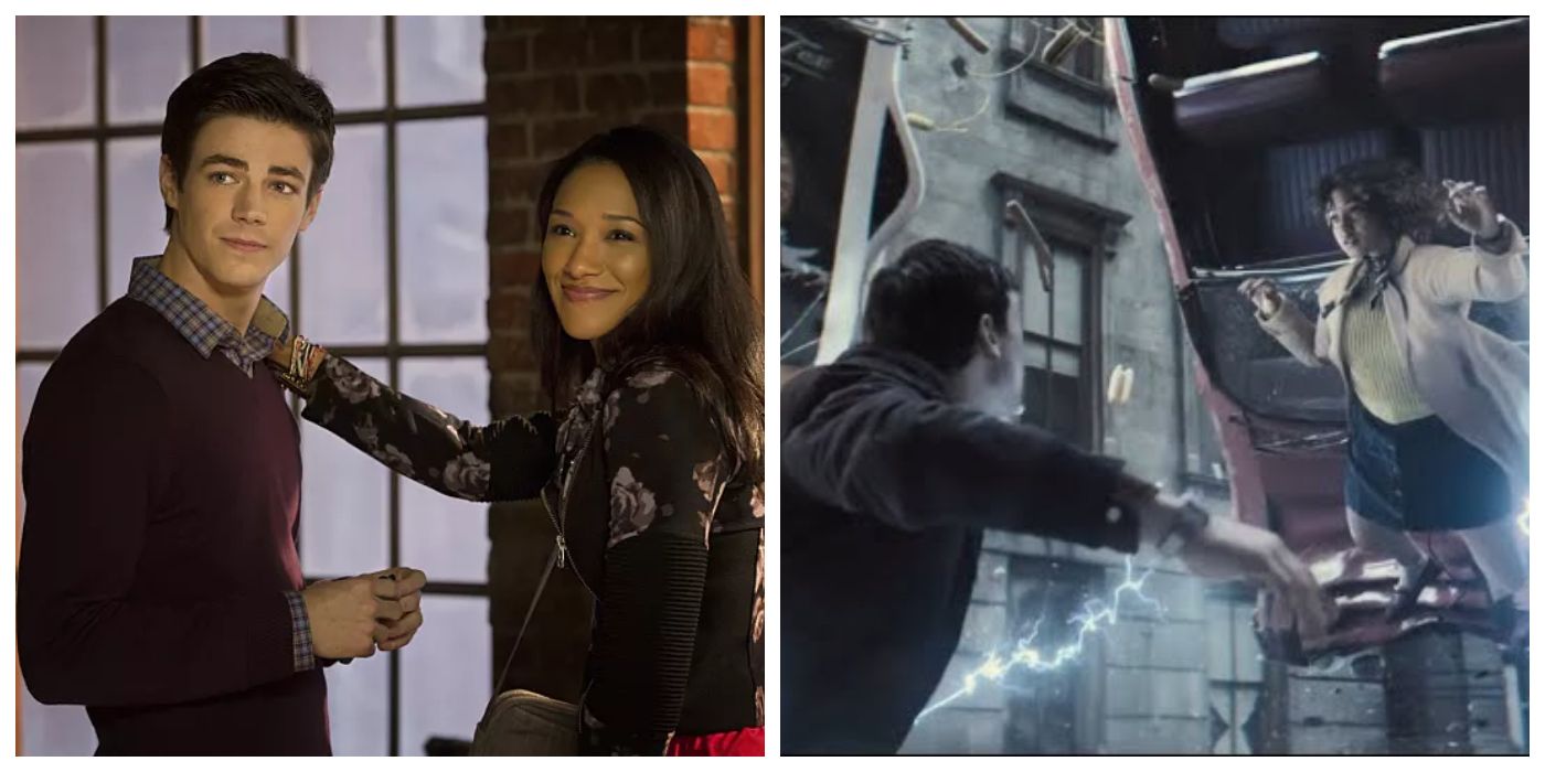 Barry und Iris in der Arrowverse und Justice League