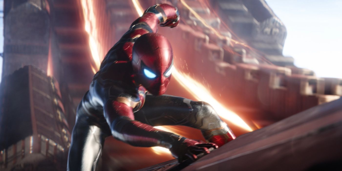 Spider-Man trägt den Iron Spider-Anzug im Infinity War