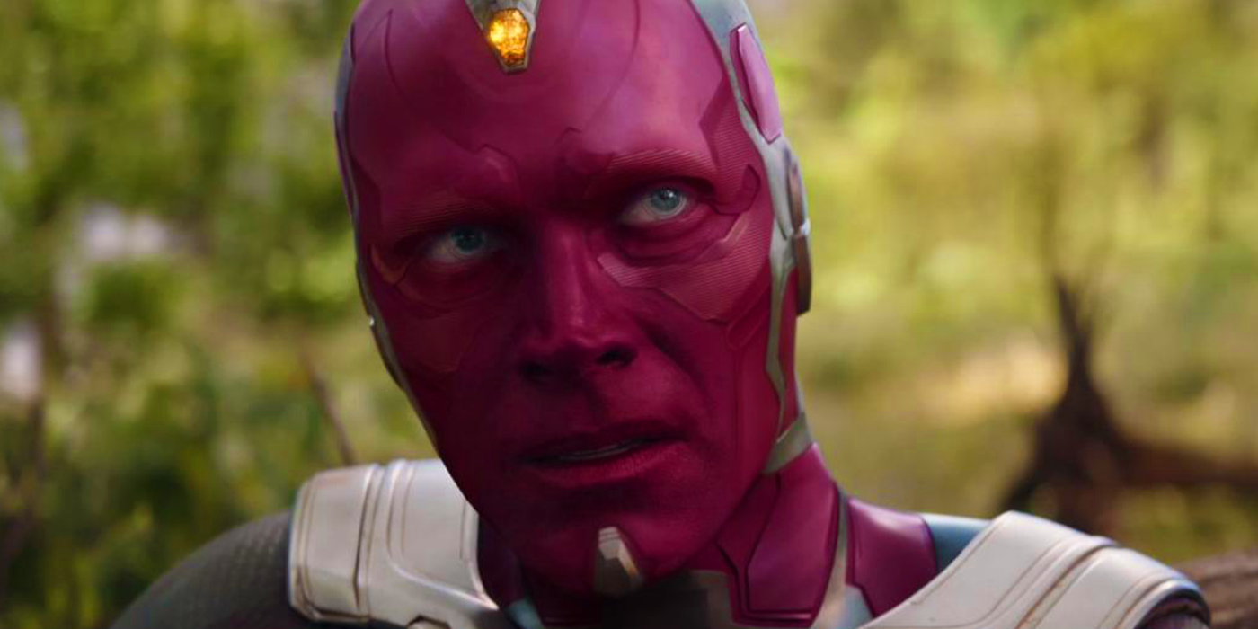 Paul Bettany als Vision in Avengers Infinity War des MCU