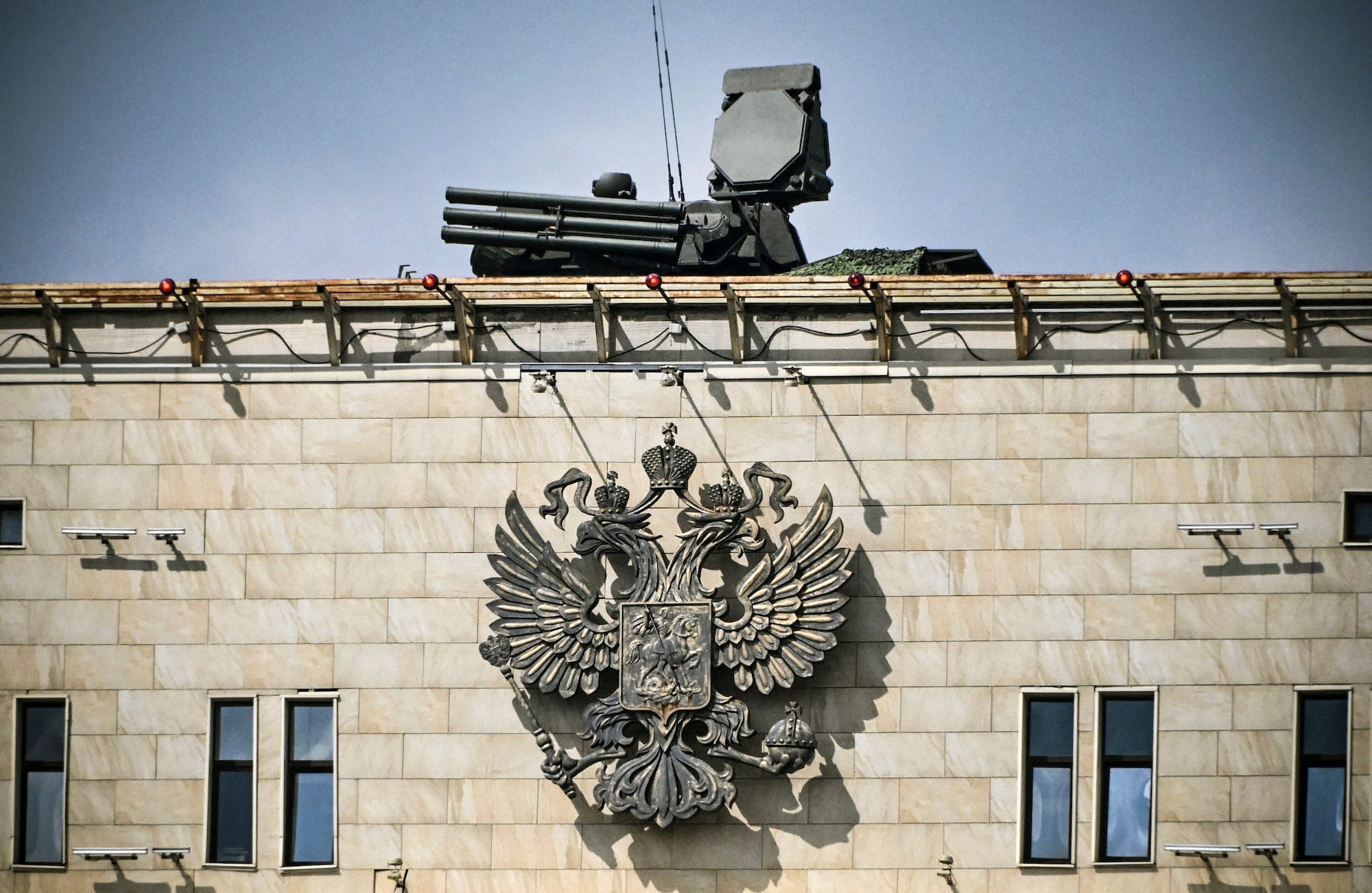 Russland Moskau Verteidigungsministerium Pantsir Pantsyr Luftverteidigung
