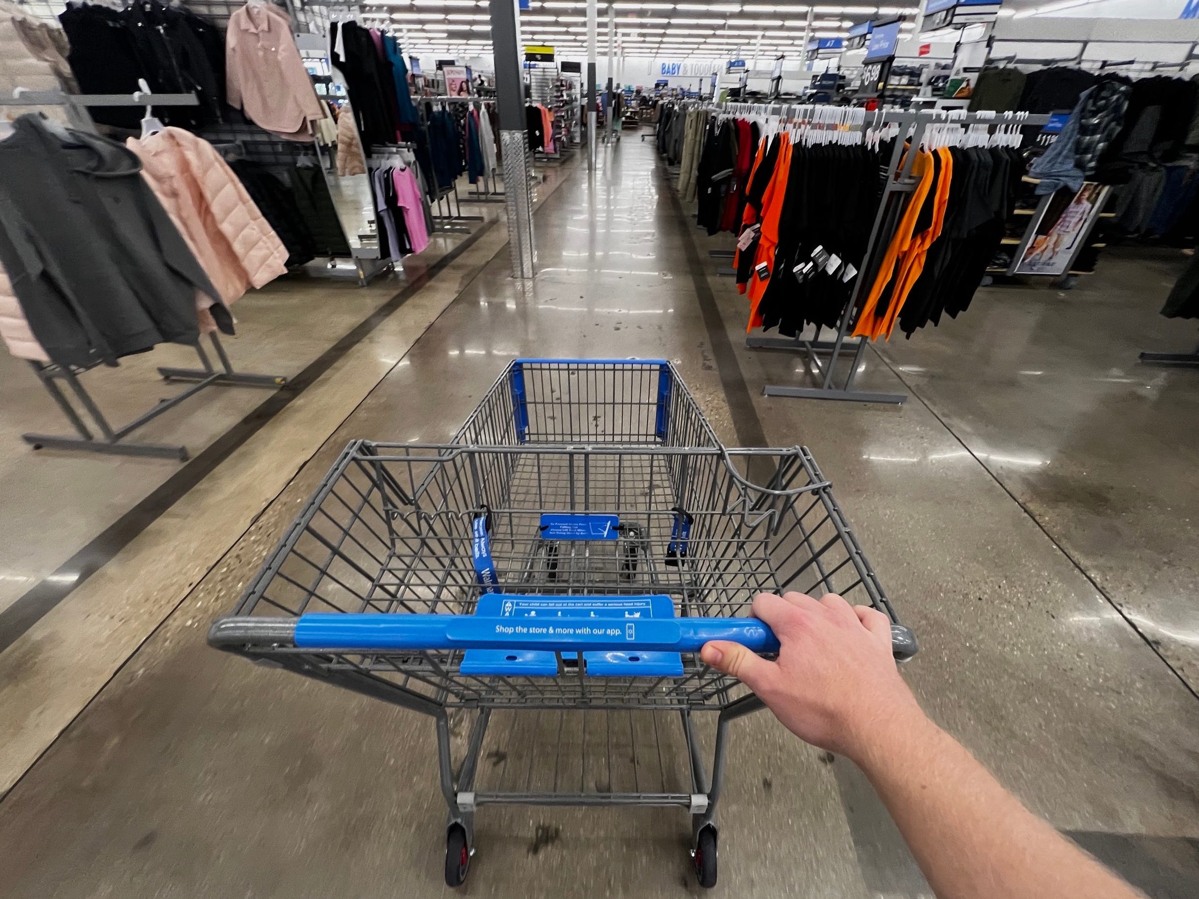 Walmarts neu gestalteter Einkaufswagen