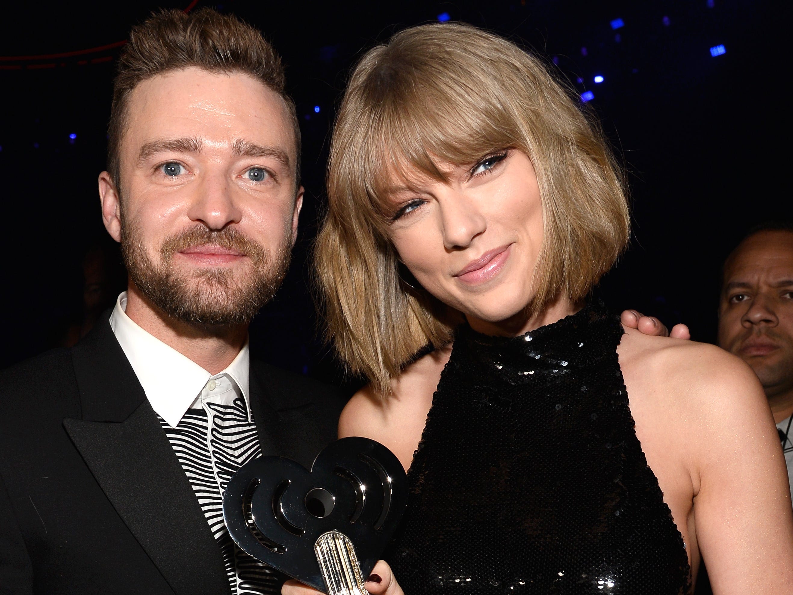 Taylor Swift und Justin Timberlake bei den iHeartRadio Music Awards am 3. April 2016 in Inglewood, Kalifornien.