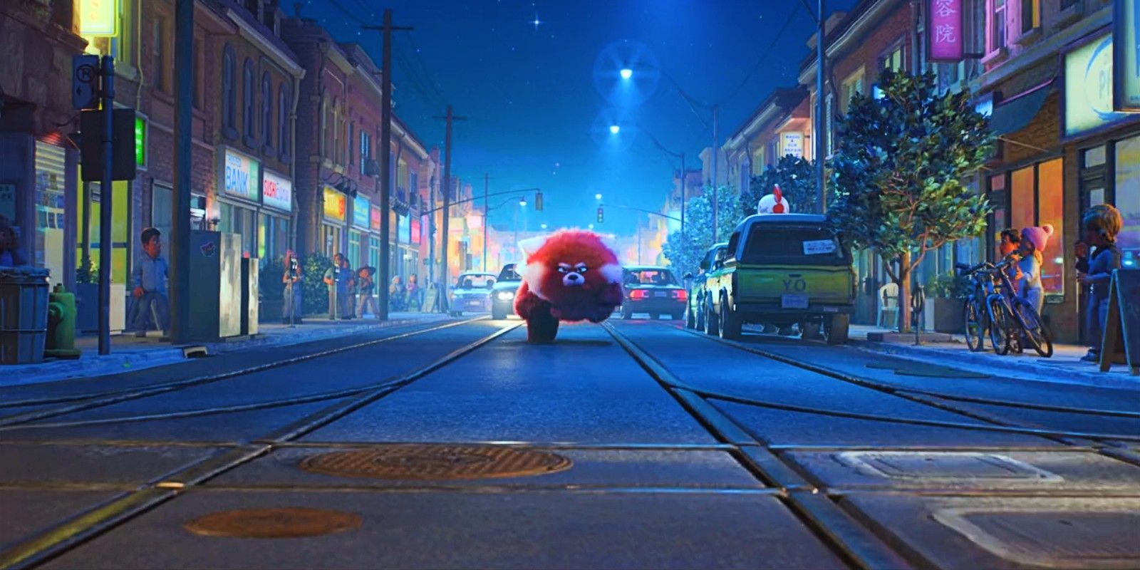 Pixar Pizza Planet Truck wird rot