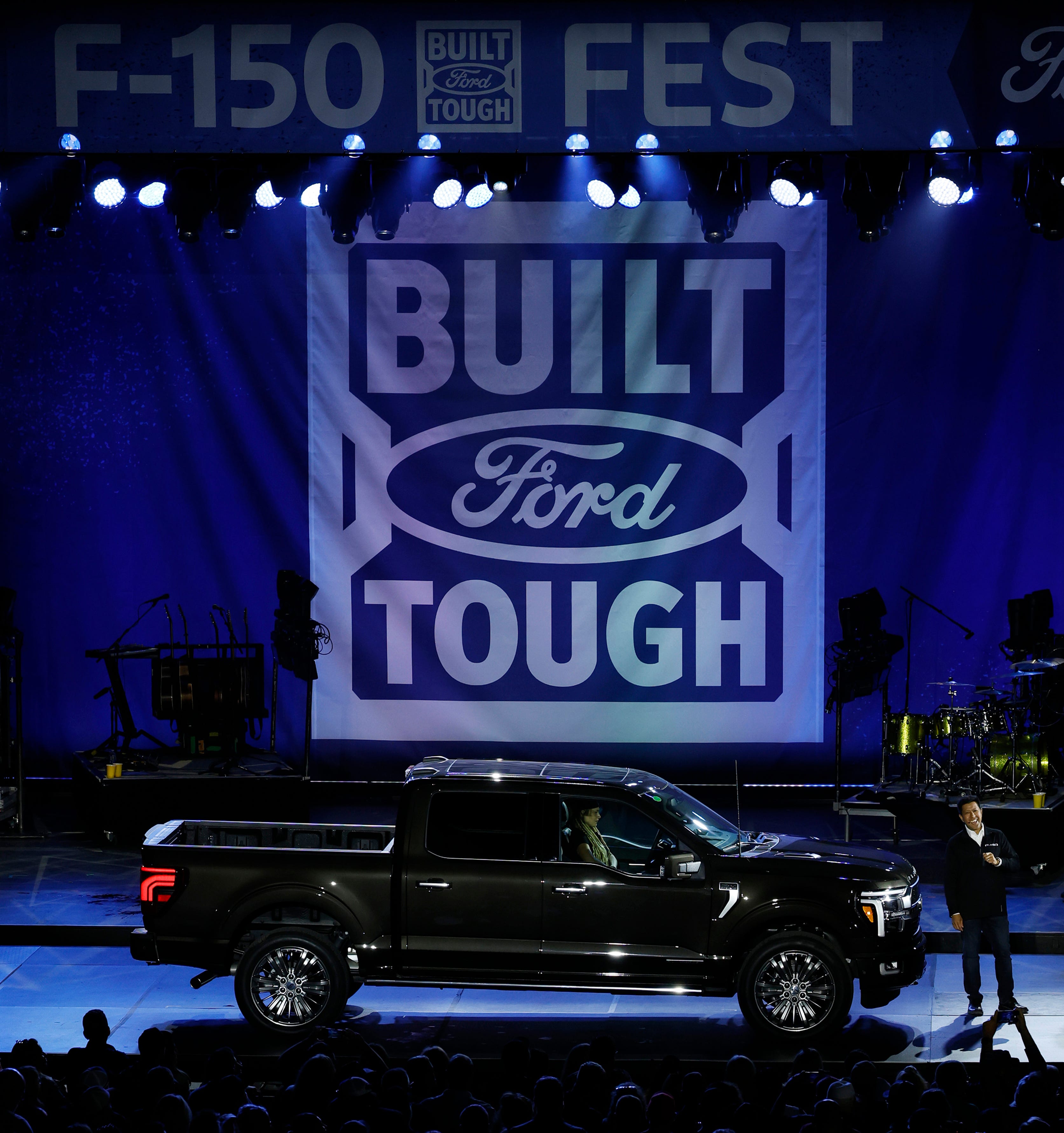 Ford F-150 bei einer Enthüllungsveranstaltung im September 2023.