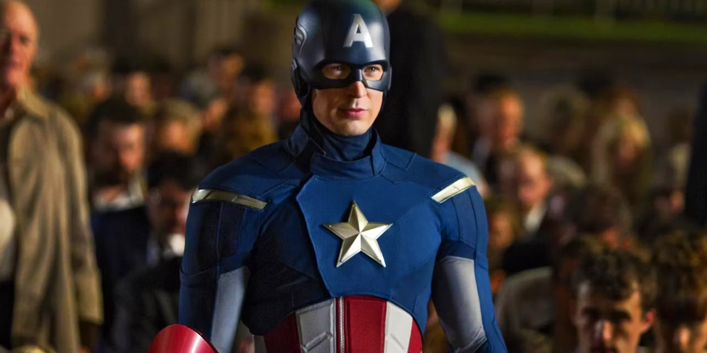 Chris Evans als Steve Rogers‘ Captain America in „The Avengers“.