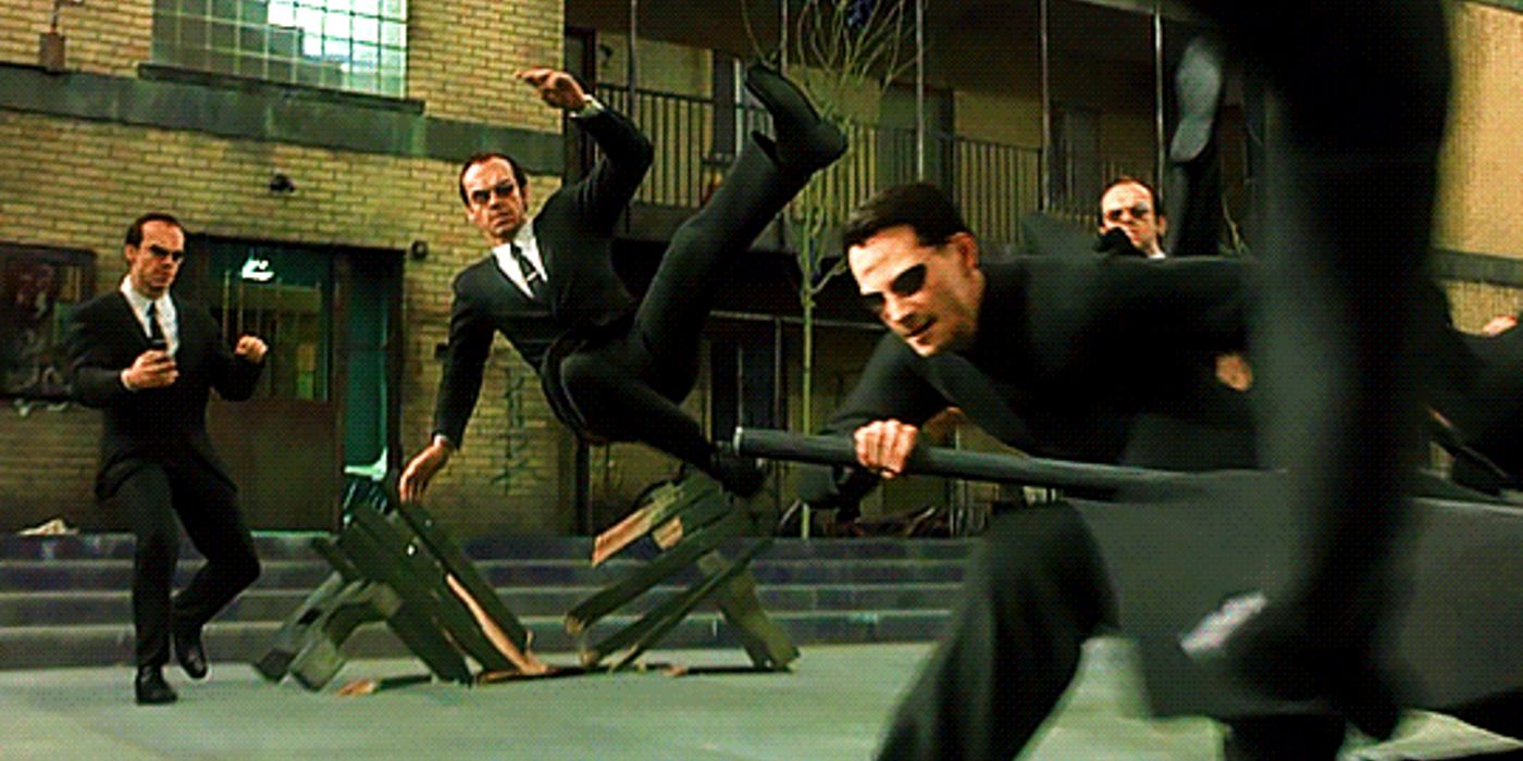Smith gegen Neo in The Matrix Reloaded