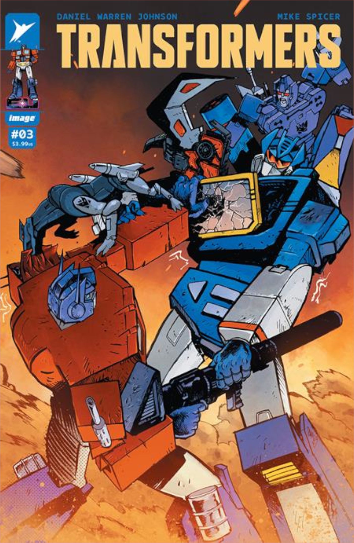 Transformers #3-Cover von Daniel Warren Johnson