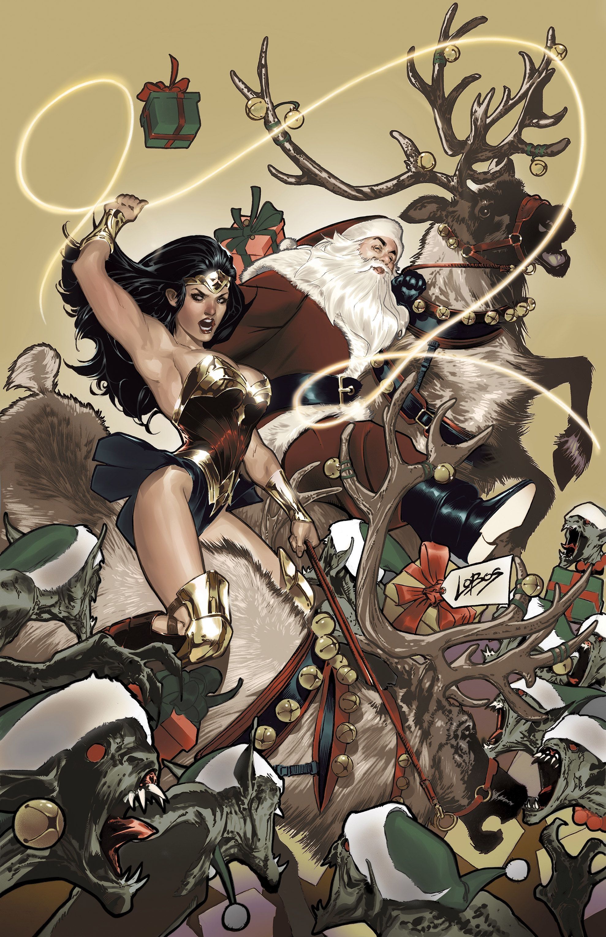 Wonder Woman Santa Variante DC