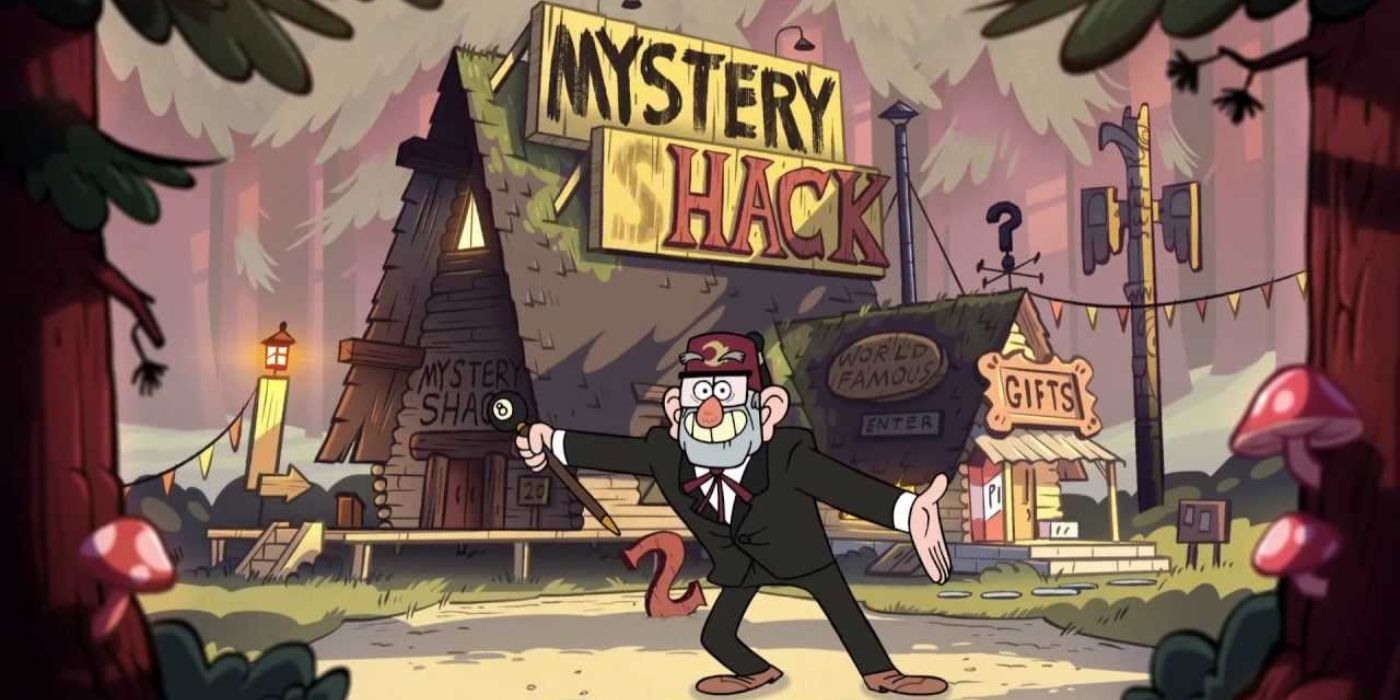 Gravity Falls: Stan stellt die Mystery Shack vor.