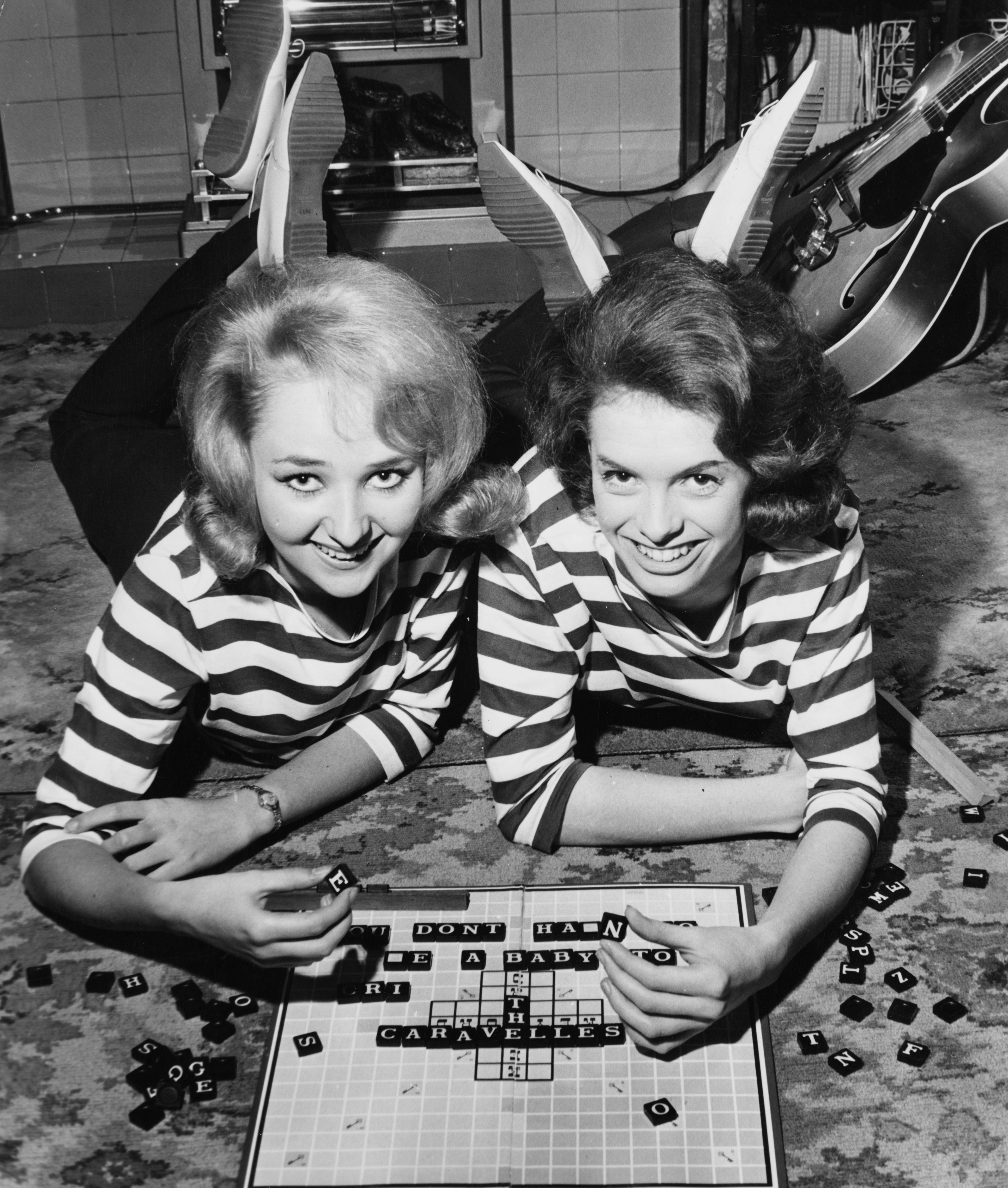 Ein Scrabble-Brett um 1963.