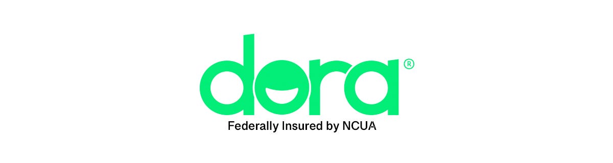 Dora Financial ist bundesweit durch NCUA versichert