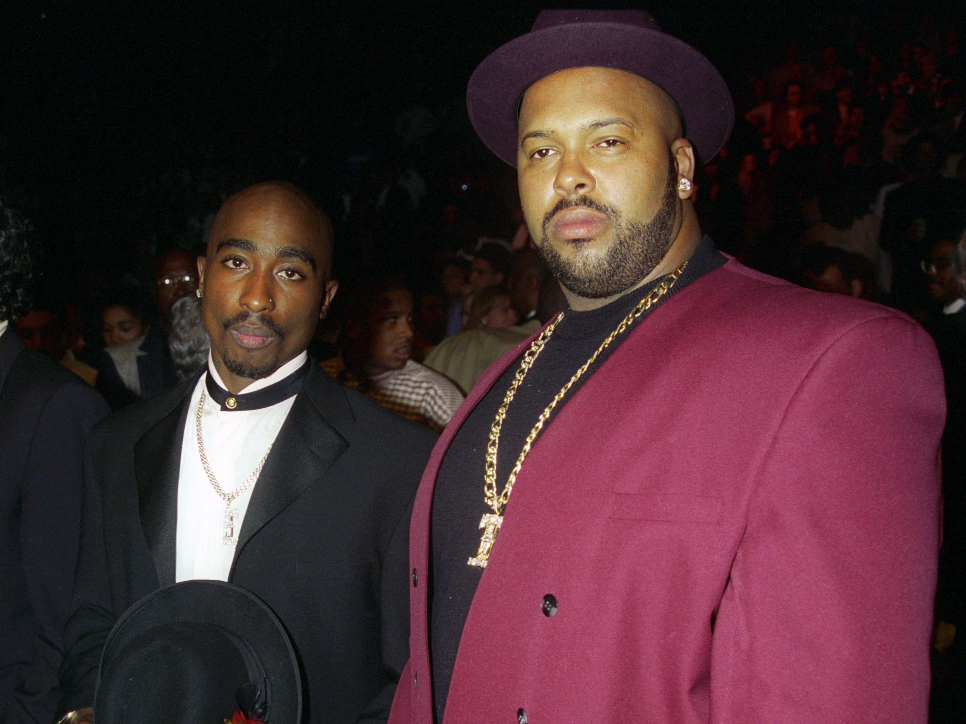 Tupac Shakur und Marion „Suge“ Knight im MGM Grand in Las Vegas, einige Monate vor dem Tod des Rappers.