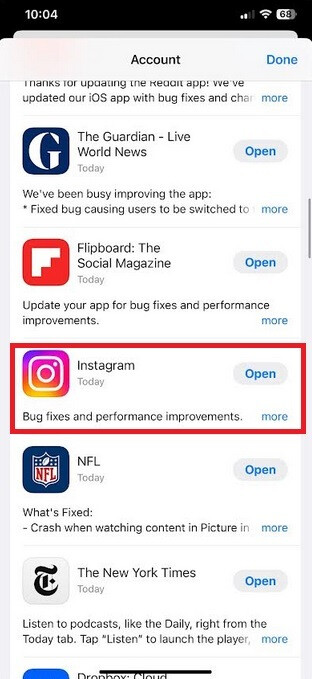 Ich habe das Instagram-Update bereits auf meinem iPhone erhalten – Tests zeigen, dass das iPhone nach dem iOS 17.0.3-Update ausgeschaltet ist