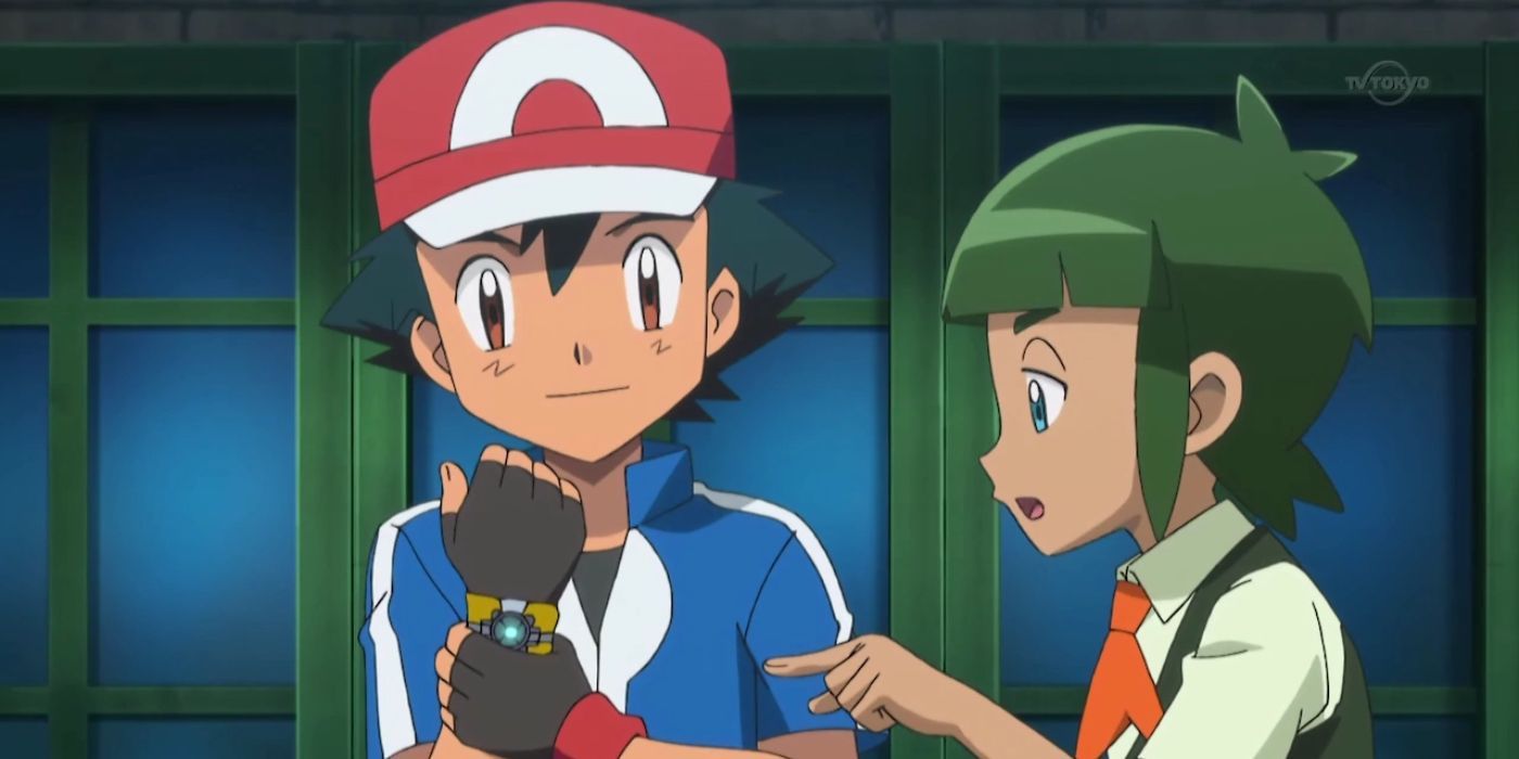 Sawyer und Ash aus dem Pokémon-Anime