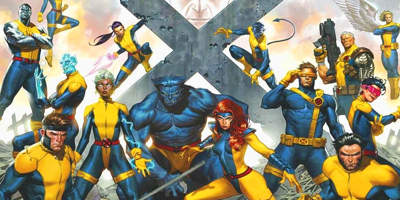 X-Men in gelben Kostümen in Marvel Comics