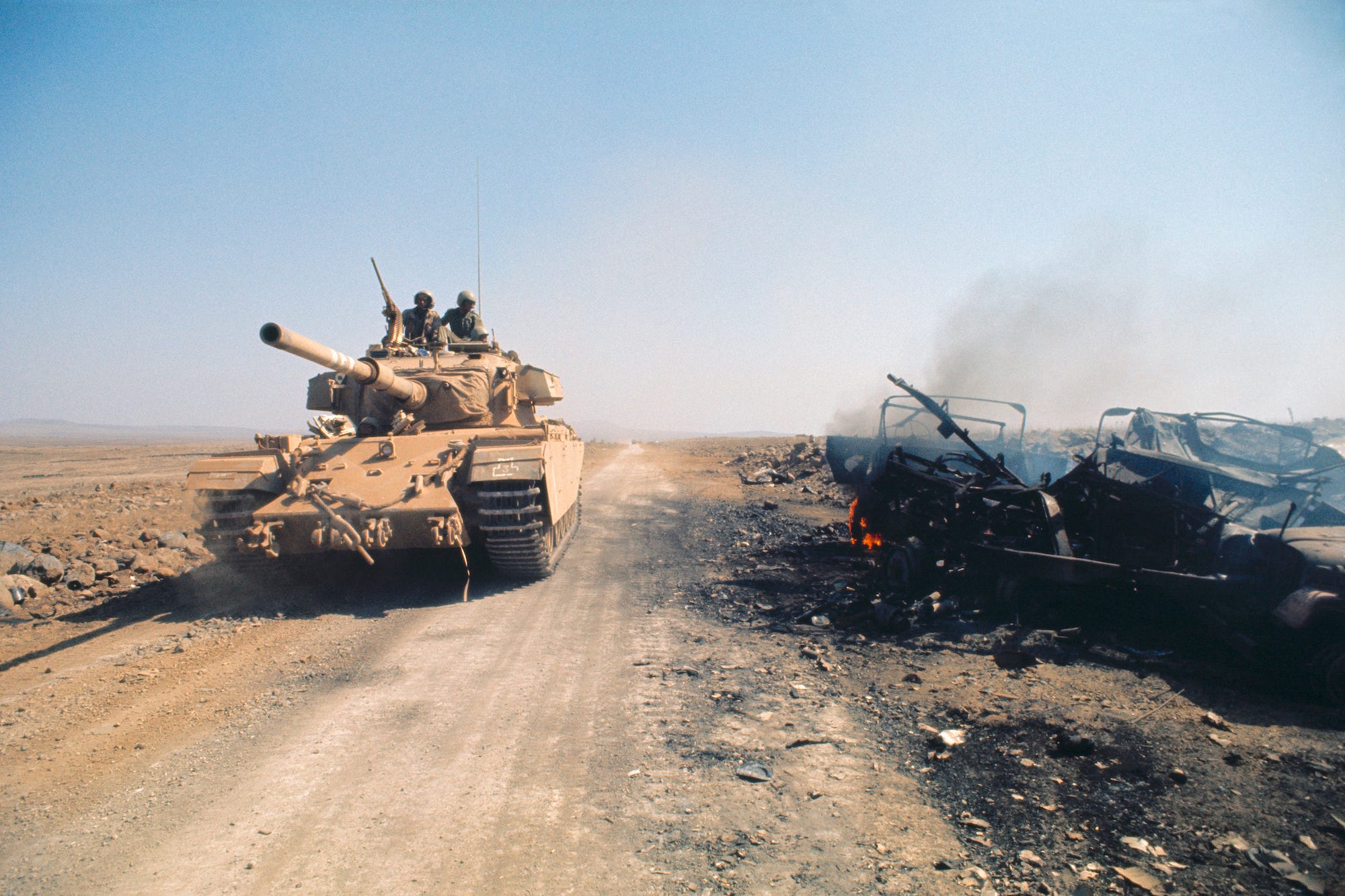 Israelischer Panzer Golanhöhen Jom-Kippur-Krieg