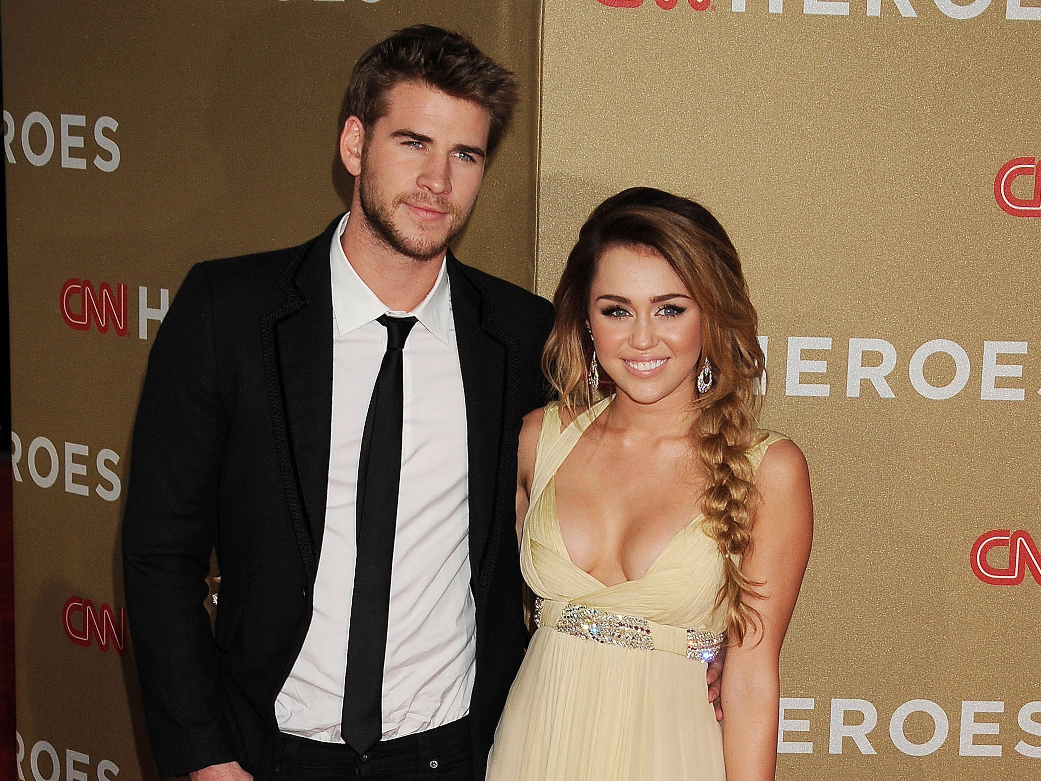 Liam Hemsworth und Miley Cyrus im Jahr 2011.